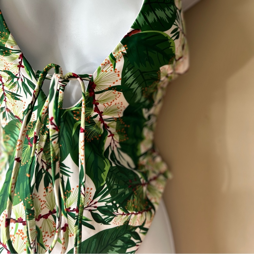 SHEIN Tropical One Piece Swimsuit